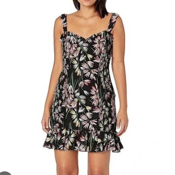 Likely Dresses & Skirts - Likely Black Floral Mini Dress